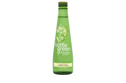 Bottle green elderflower presse